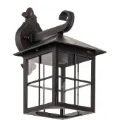 LINDBY Wandlamp buiten Ida, Aluminium, Antiek, Wandlamp buiten