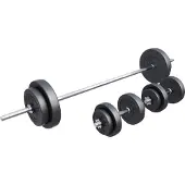 Gorilla Sports Halterset 60 kg kunststof - 30 mm