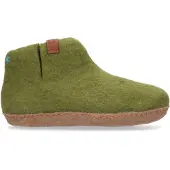 Tofvel dicht Unisex Mula Groen Wolvilt | Maat 38