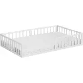 VitaliSpa Kinderbed Minno Wit 120x200 met matras, Model 57756