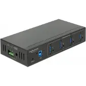 DeLOCK 63309 Industrie HUB 4xUSB 3.0 Typ-A 15kV ESD Schutz extern