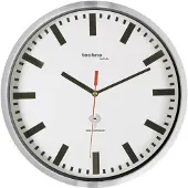 Technoline WT8990 Zendergestuurd Wandklok 30 cm x 50 mm Zilver (metallic)
