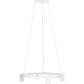 Arcchio Hanglamp Brinja , dimbaar, wit / opaal, Woon-/ Eetkamer, Aluminium, Modern, hanglamp