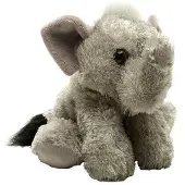 Wild republic knuffel olifant junior 18 cm pluche grijs