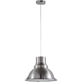 LINDBY Hanglamp Letty, dimbaar, alu / grijs / zink, Keuken, metaal, Industrieel design, hanglamp
