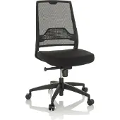 Hjh OFFICE Bureaustoel / Draaistoel PORTO ECO I Zitting Stof / Rug Mesh zwart
