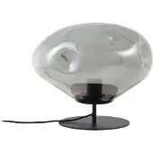 LINDBY Tafellampe , Lelia, Grijs, Eetkamer, Glas, Designer