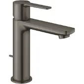 GROHE Wastafelmengkraan lineare new s-size m/waste hard graphite geborsteld