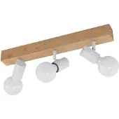 Eglo Townshend 3 - Plafondlamp - 3-lichts - E27 - eikenhout/wit