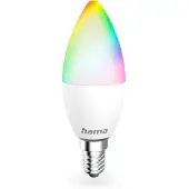 Hama LED Wi-Fi Lamp - - E14 - 4,9W - Multicolor - Compatibel met Alexa
