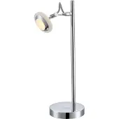 Globo LED tafellamp gastenkamer spot aluminium chroom licht schakelbaar