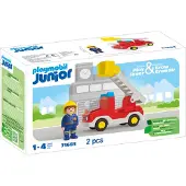 Playmobil Junior: Fire Truck Transparant Kinderen