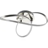LINDBY Plafondlamp , Saliha, dimbare, Metallic, Woonkamer, Aluminium, Modern