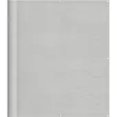 vidaXL Balkonscherm 120x700 cm 100% oxford polyester lichtgrijs