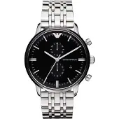 Giorgio Armani Analoog horloge zwart / zilver