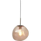 It´s about RoMi Glazen hanglamp Helsinki, dimbaar, crème / amber, Keuken, Glas, Modern, hanglamp
