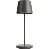 Deko-light , acculamp, Canis Mini, 2,3 W, 2200/3000 K, grijs, 110 lm, ingangsspanning: 3,7 V/DC, aluminium (gegoten), mat, IP 65