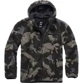 Brandit Fleece jas beige / bruin / zwart