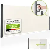 Juskys Windscherm / Zonnescherm Dubai - 500 x 160 cm - Beige