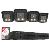 HiLook IK28P-480B IP-Bewakingscameraset LAN, Kabelgebonden, Digitaal, Patchkabel