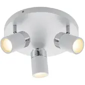 LINDBY Plafondlamp , Kardo, dimbare, Wit, Woonkamer, Metaal, Modern