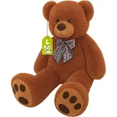 Monzana Knuffelbeer Bruin Pluche 50cm L