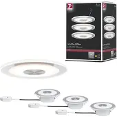 Paulmann 92907 Whirl LED-inbouwlamp Set van 3 stuks LED LED vast ingebouwd 4.9 W Aluminium (geborsteld), Satijn