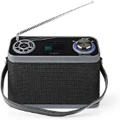 Nedis DAB+ radio | (8W, Alarmklok, Bluetooth)