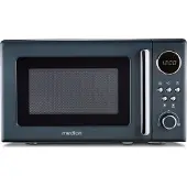 Medion MD 15000, Werkblad, Vrijstaande magnetron, 20 liter, 800 watt, Ingebouwd display, Knopbediening, Draaiknoppen