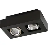 Arcchio Plafondlamp , VINCE, dimbare, Zwart, Gang / Hal, Aluminium, Modern