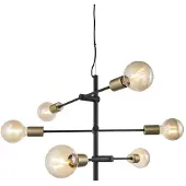 Nordlux Josefine LED Hanglamp | 6x E27 Max 25W | Dimbaar | Zwart