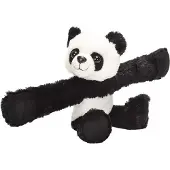 Wild republic Knuffel Panda Junior 20 Cm Pluche Zwart/wit