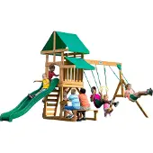 Backyard Discovery Belmont Speeltoren met Schommels en Glijbaan