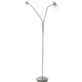 Nowa Leeslamp Loxy dubbel nikkel