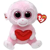 TY Boo's Heart Gigi Monkey, 15cm
