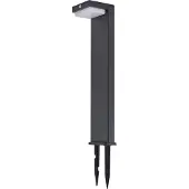 LINDBY Buitenverlichting , Eleazar, dimbare, Zwart, Balkon, Aluminium, Modern