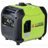 Pramac -generator P 3500 i, benzine, tankinhoud 9 l, 3,0 kW, 230 V, 61 dB, elektrische start, 2 stopcontacten
