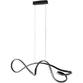 LUCANDE Hanglampe , Rodado, Zwart, Woonkamer, Metaal, Modern