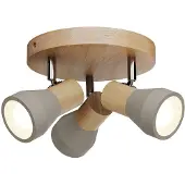 LINDBY Plafondlamp , Filiz, dimbare, Grijs, Slaapkamer, Beton, Scandinavisch