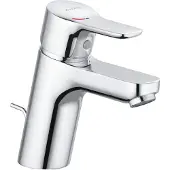 Kludi Pure&Easy - Wastafelkraan met waste, chroom 372890565