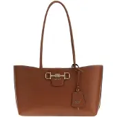 GUESS Janie Girlfriend Carryall cognac schoudertas dames