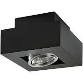 Arcchio Plafondlamp , VINCE, dimbare, Zwart, Gang / Hal, Aluminium, Modern