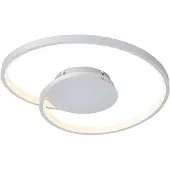 LUCANDE Plafondlamp , Enesa, dimbare, Metallic, Slaapkamer, Metaal, Modern