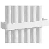 Sapho Fede handdoekhouder voor radiator mat wit 32cm