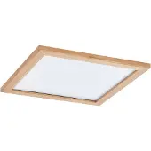 LUCANDE LED-plafondlamp Joren, dimbaar, hout licht, Woon-/ Eetkamer, Hout, Landelijk, LED plafondlamp