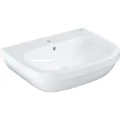 GROHE Euro keramiek wastafel 65x51 cm Met kraangat en overloop wit