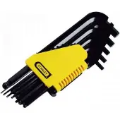 Stanley - Inbussleutel Set - 12-Delig - Met Kogelkop - Calibrated