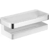 Keuco Collection Moll - Planchet, lengte 24 cm, wit/chroom 12758010000