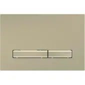 Geberit Sigma50 - Bedieningsplaat, easy to clean, geborsteld messing 115.672.QF.2