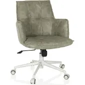 Hjh LIVING Bureaustoel / draaistoel SOLAO LIFE W stof grijs